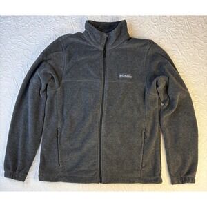 Columbia Steens Mountain 2.0 Full Zip Fleece Jacket Charcoal Gray Men's Size Med